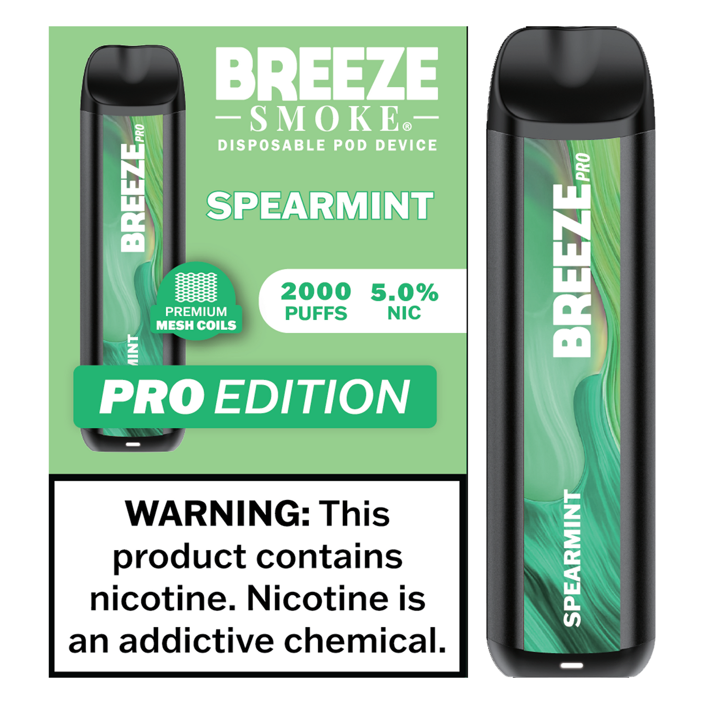 BREEZE PRO SPEARMINT 2K
