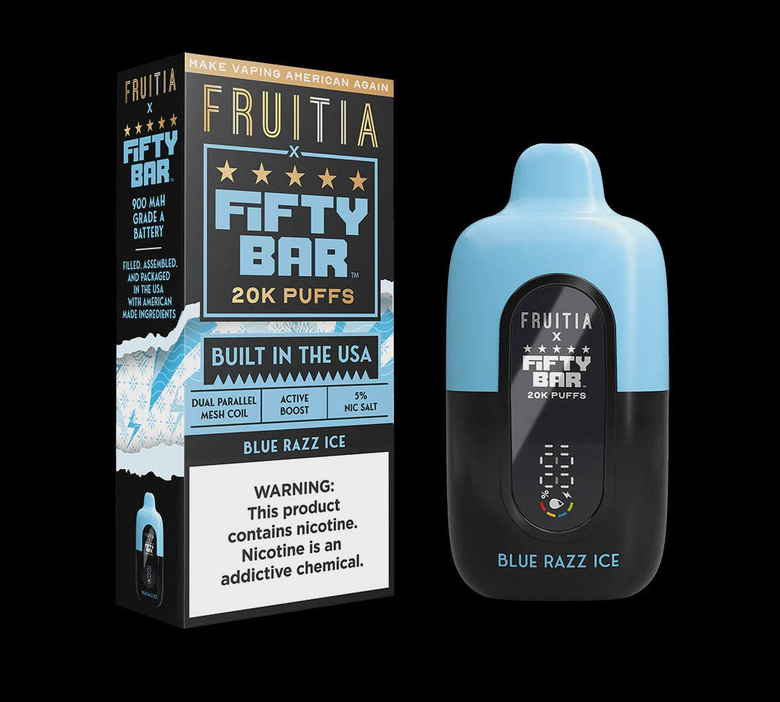 FIFTY BAR TEXAS EDITION BLUE RAZZ ICE
