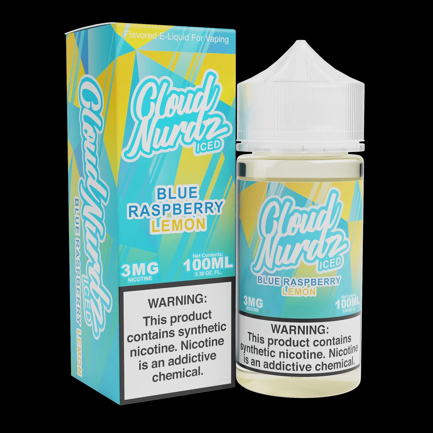 CLOUD NURDZ ICED BLUE RASPBERRY LEMON 3MG/100ML