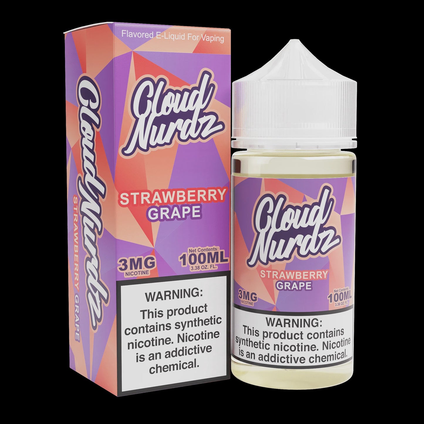CLOUD NURDZ STRAWBERRY GRAPE 3MG/100ML