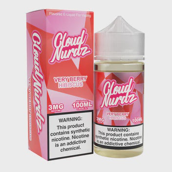 CLOUD NURDZ VERY BERRY HIBISCUS 3MG/100ML