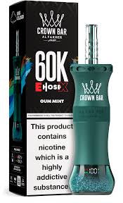CROWN BAR GUM MINT 60 PUFFS