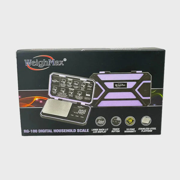 WEIGHMAX DIGITAL SCALE RG-100 100gX0.01g PURPLE