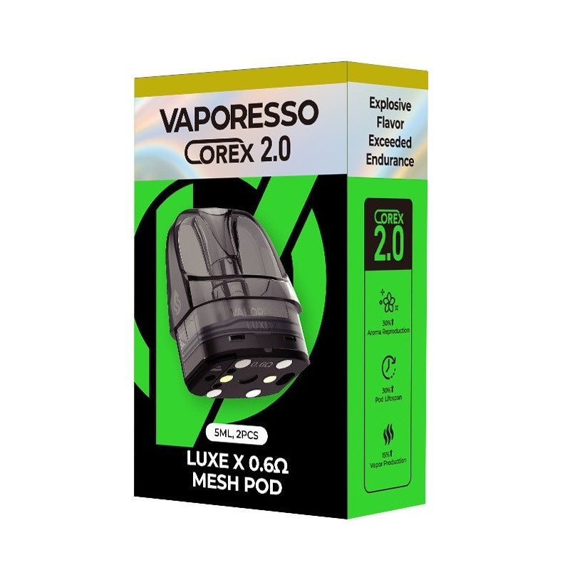VAPORESSO LUXE X Mesh POD 5ml 2/Pk 0.6ohm