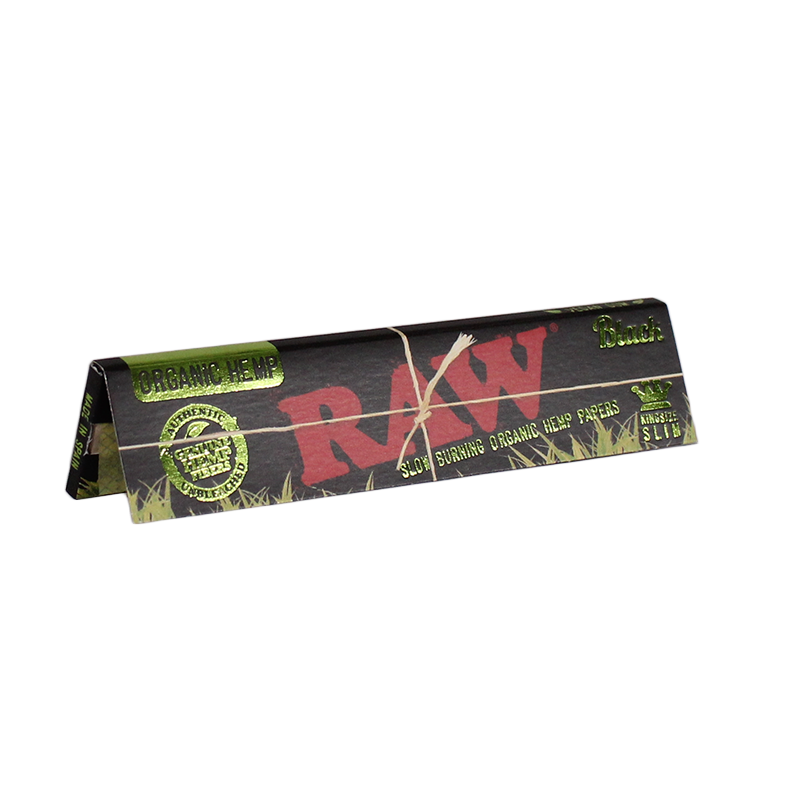 RAW PAPERS KING ORAGANIC HEMP BLACK
