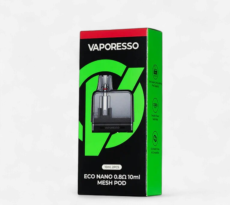 VAPORESSO ECO NANO Pods - 0.8Ω (10 ML)