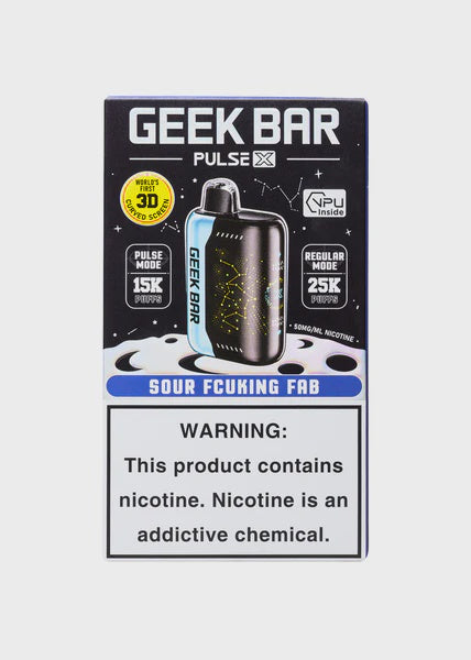 GEEK BAR PULSE X 25K SOUR FCUKING FAB  Double Apple Smoke Shop