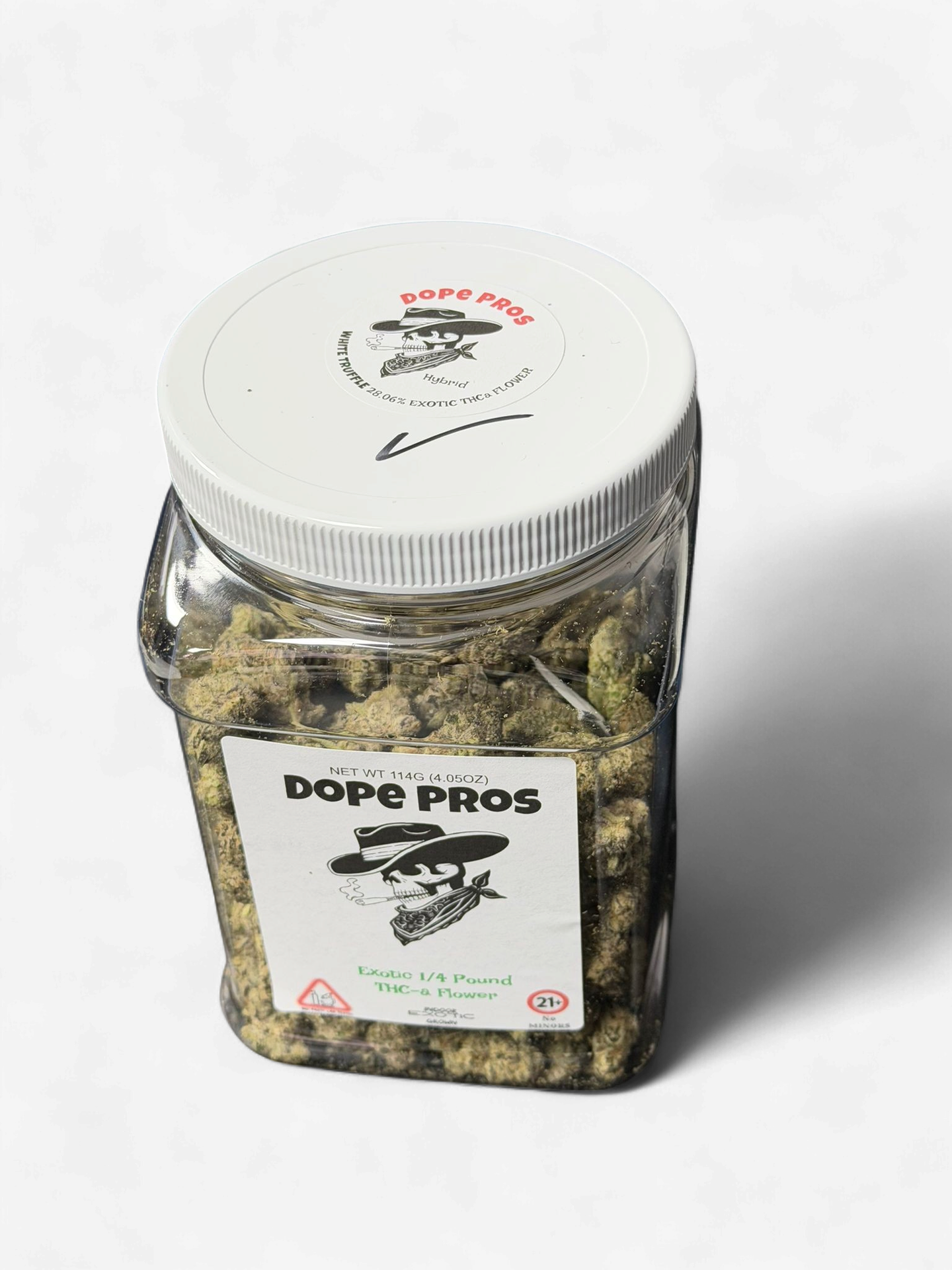 DOPE PROS EXOTIC FLOWER WHITE TRUFFLE HYBRID