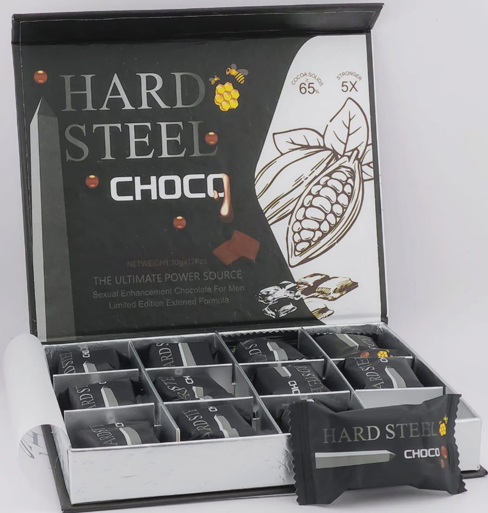 HARD STEEL CHOCO 10g x 48ct