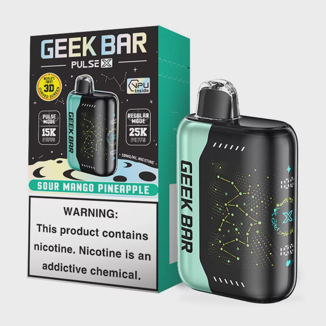GEEK BAR PULSE X 25K SOUR MANGO PINEAPPLE