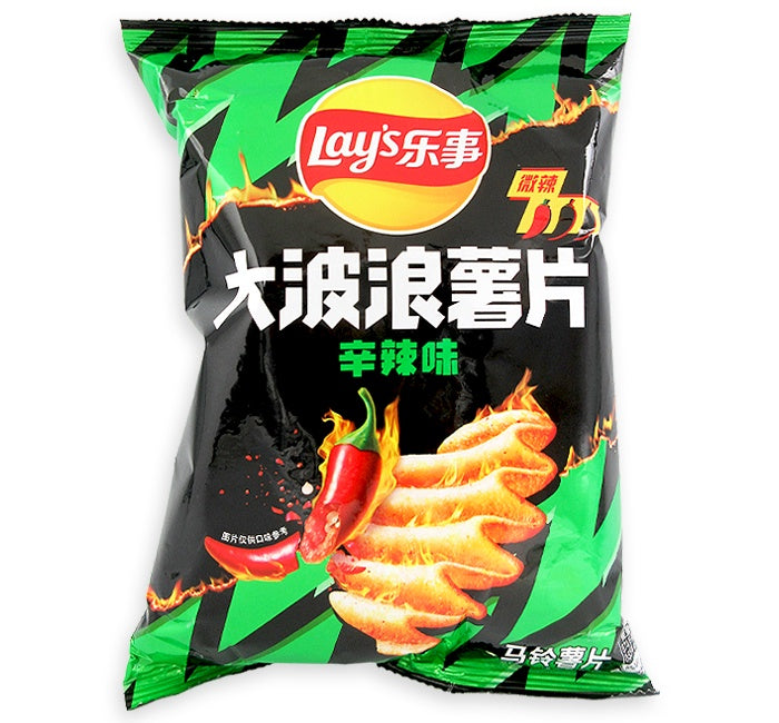 EXOTIC CHIPS LAYS WAVY 40g SPICY