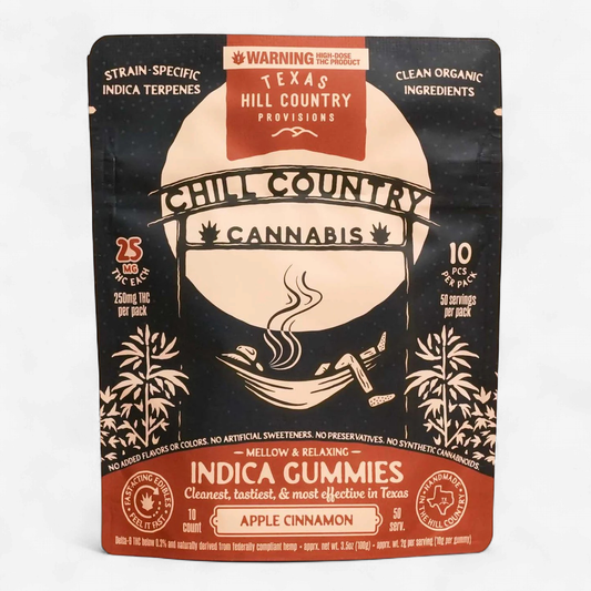 CHILL COUNTRY 25MG GUMMIES 10CT APPLE CINNAMON