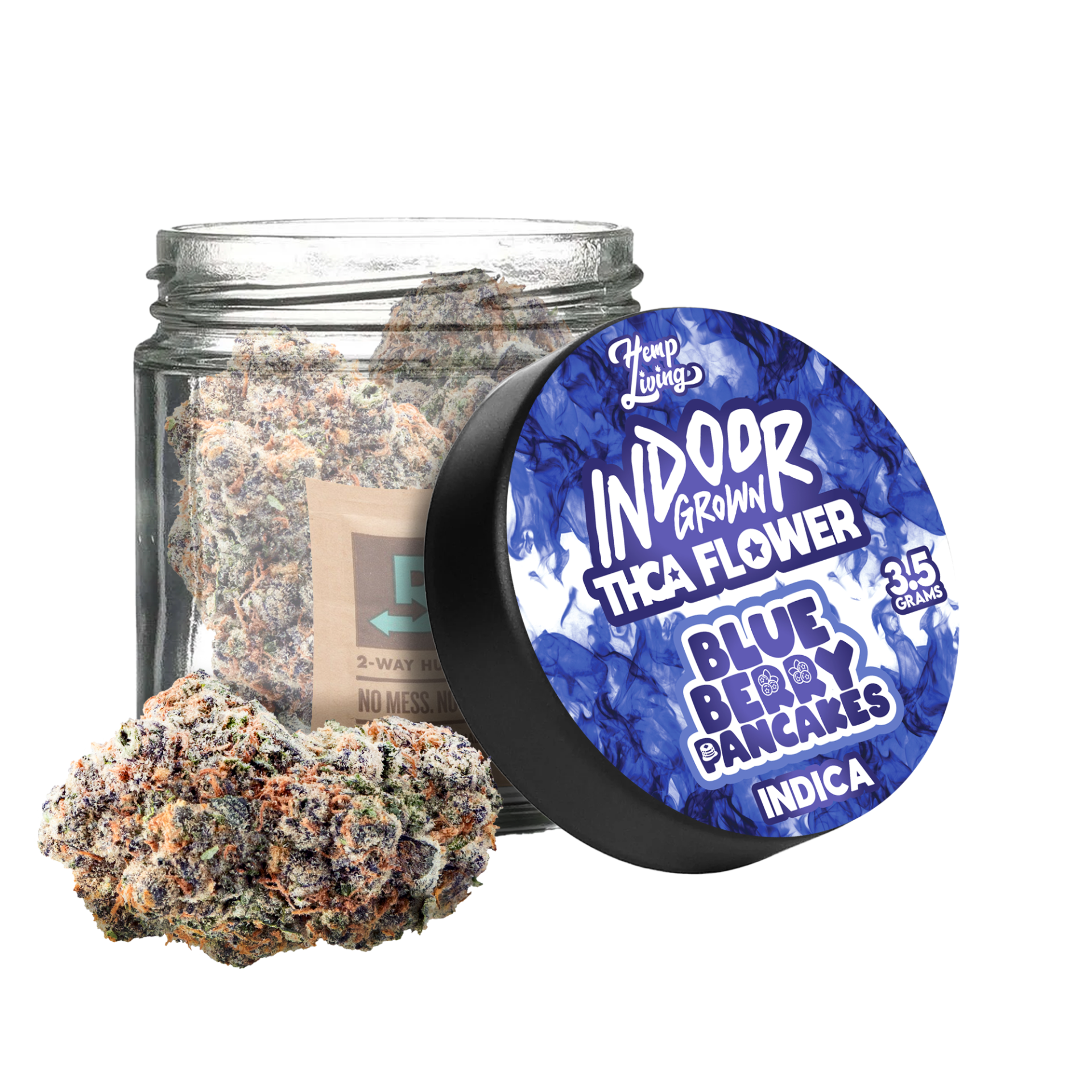 HEMP LIVING BLUEBERRY PANCAKES 3.5 G