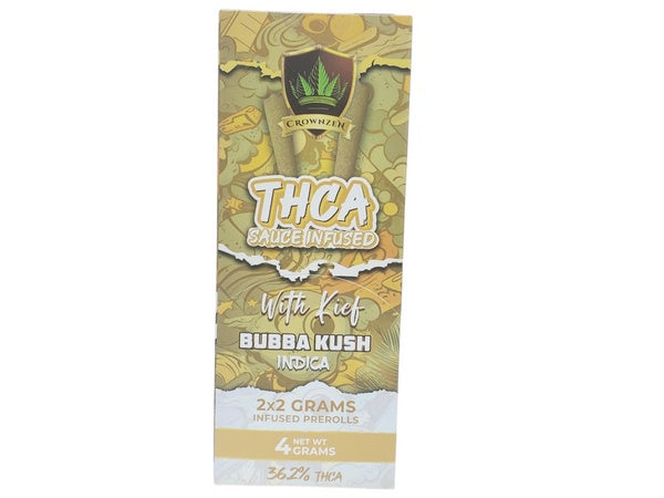 CROWNZ ZEN THCA BUBBA KUSH