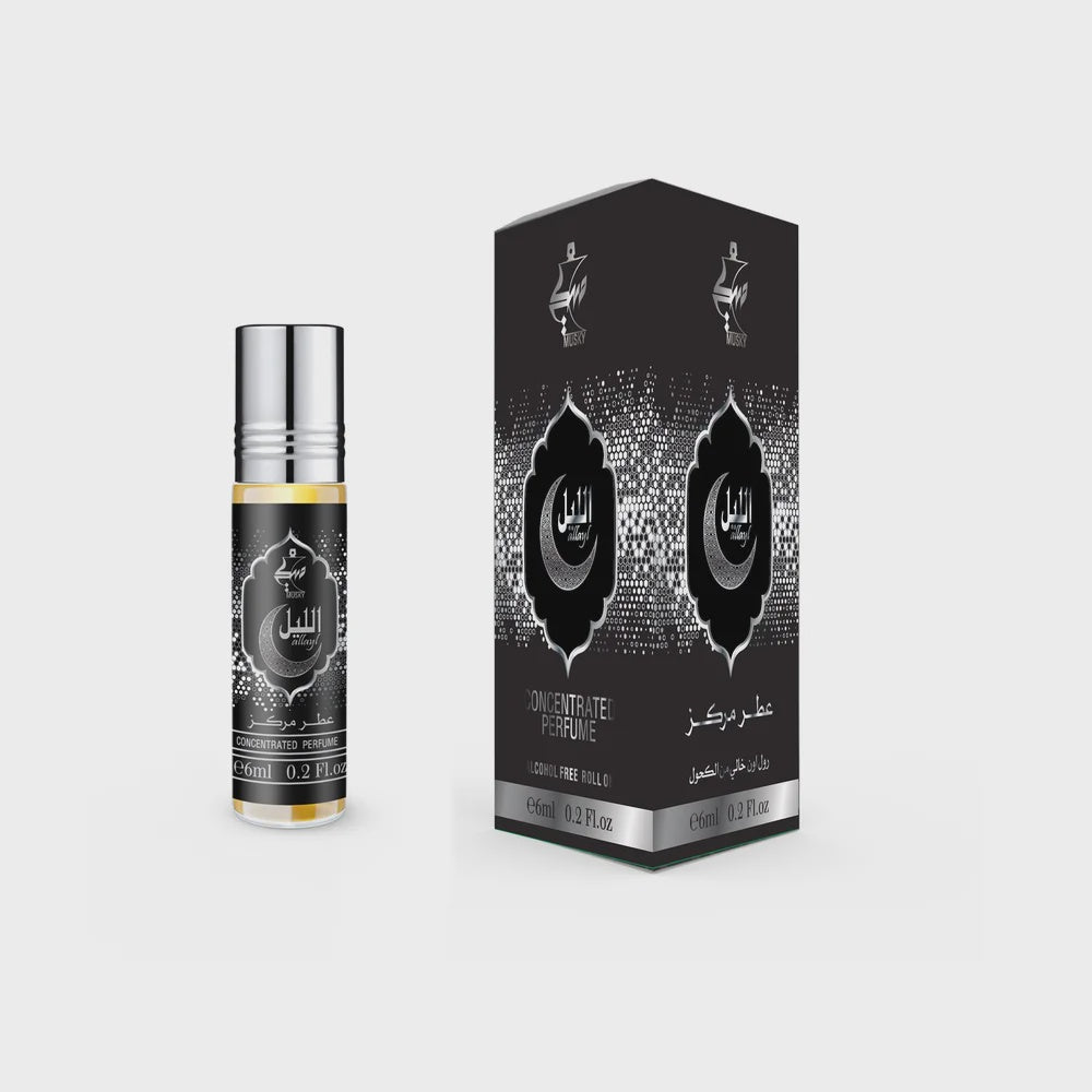 MUSKY BODY OIL 6ML ROLL ON BY DAMAS ROSE 6CT/PK  | ALLAYL