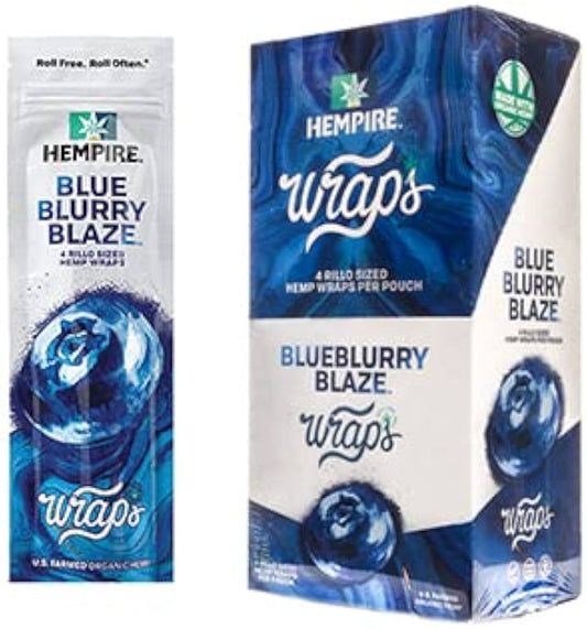 HEMPIRE WRAPS BLUE BLURRY BLAZE