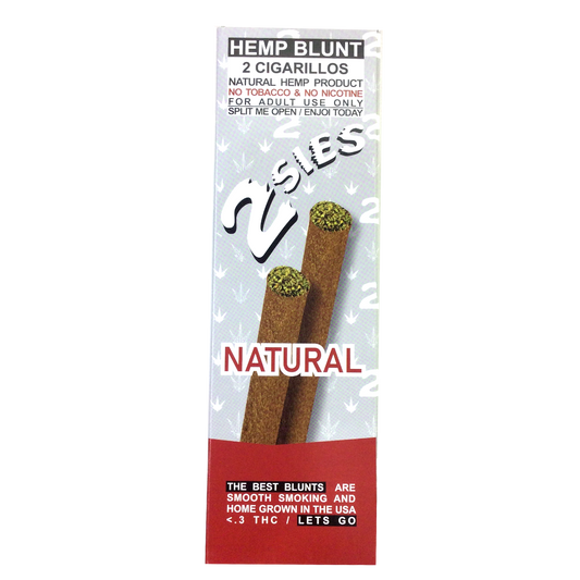 2 SIES NATURAL HEMP BLUNTS