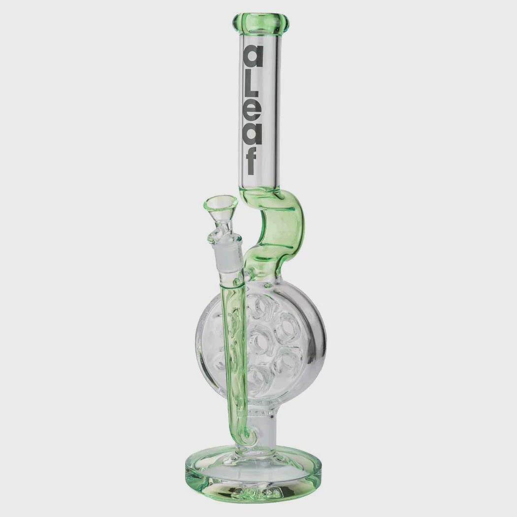 ALEAF 14" WATERPIPE STRAIGHT AL2120 GREEN