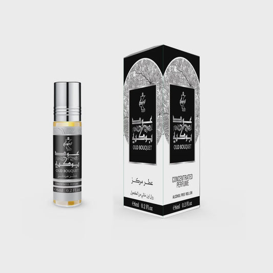 MUSKY BODY OIL 6ML ROLL ON BY DAMAS ROSE 6CT/PK | OUD BOUQUET