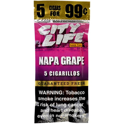 CITY LIFE GRAPE 5PACK