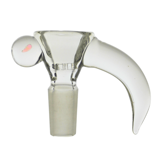 FCBL3 BOWL 14mm MALE W/ HORN 5/pk CLEAR