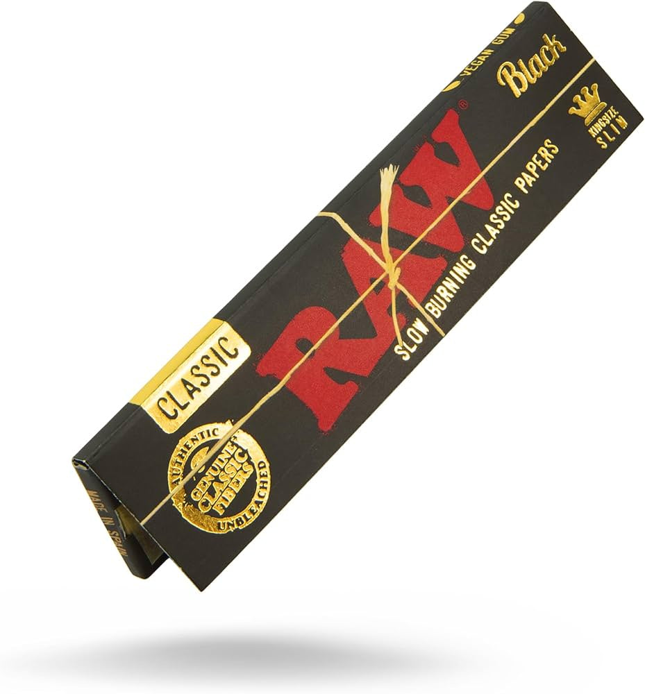 RAW CLASSIC BLACK KING SIZE  SLIM