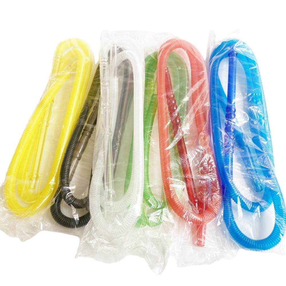 DISPOSABLE HOOKAH HOSES (ORANGE/BLACK)