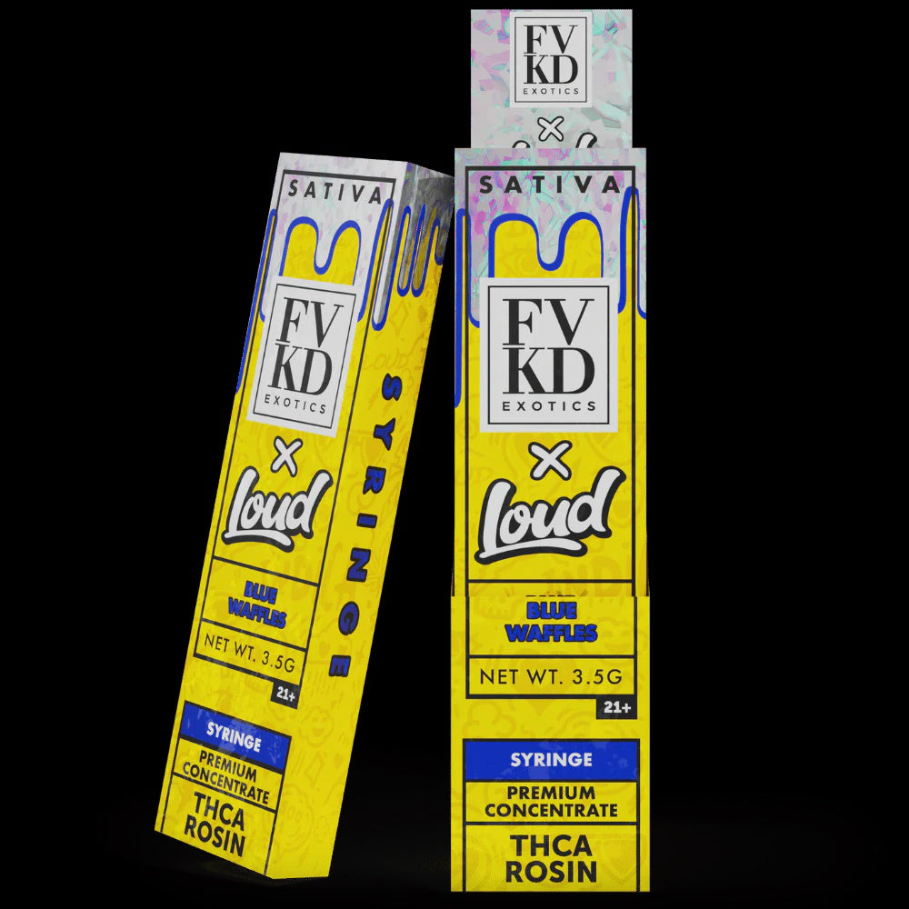 FVKD X LOUD THCA 3.5 SYRINGE (BLUE WAFFLES)