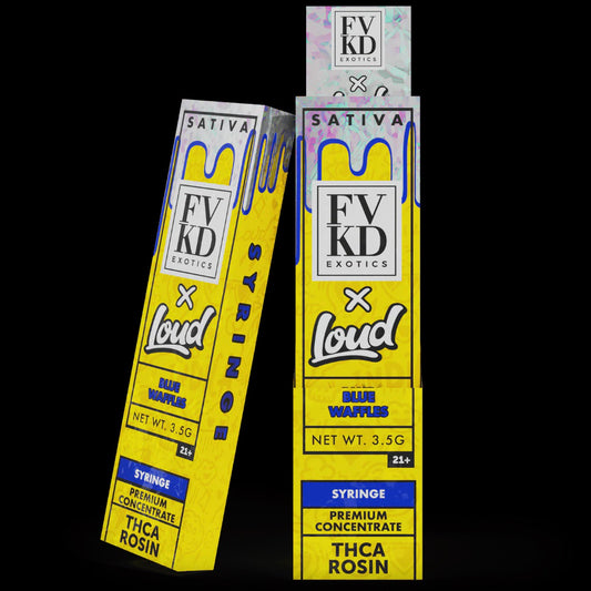 FVKD X LOUD THCA 3.5 SYRINGE (BLUE WAFFLES)