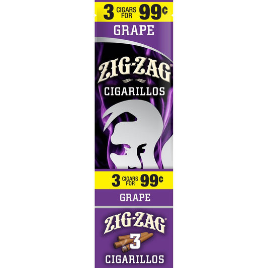 ZIGZAG GRAPE 3 PACK