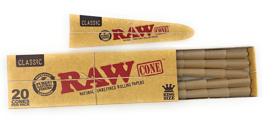RAW CLASSIC 20 CONES KING SIZE