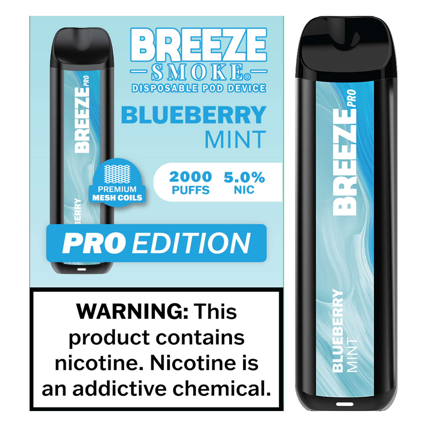 BREEZE PRO BLUEBERRY MINT 2K
