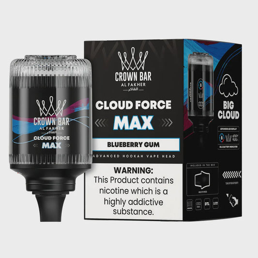 AL FAKHER CROWN BAR CLOUD FORCE MAX BLUEBERRY GUM