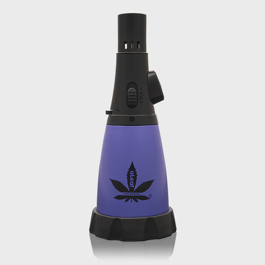 ALEAF 5.6" AERO BLOW TORCH 2500F° BLUE TURBO FLAME ALT105-PURPLE