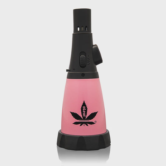 ALEAF 5.6" AERO BLOW TORCH 2500F° BLUE TURBO FLAME ALT105-PINK