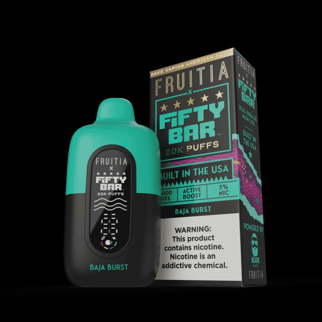 FIFTY BAR X FRUTIA 20K PUFFS - BAJA BURST