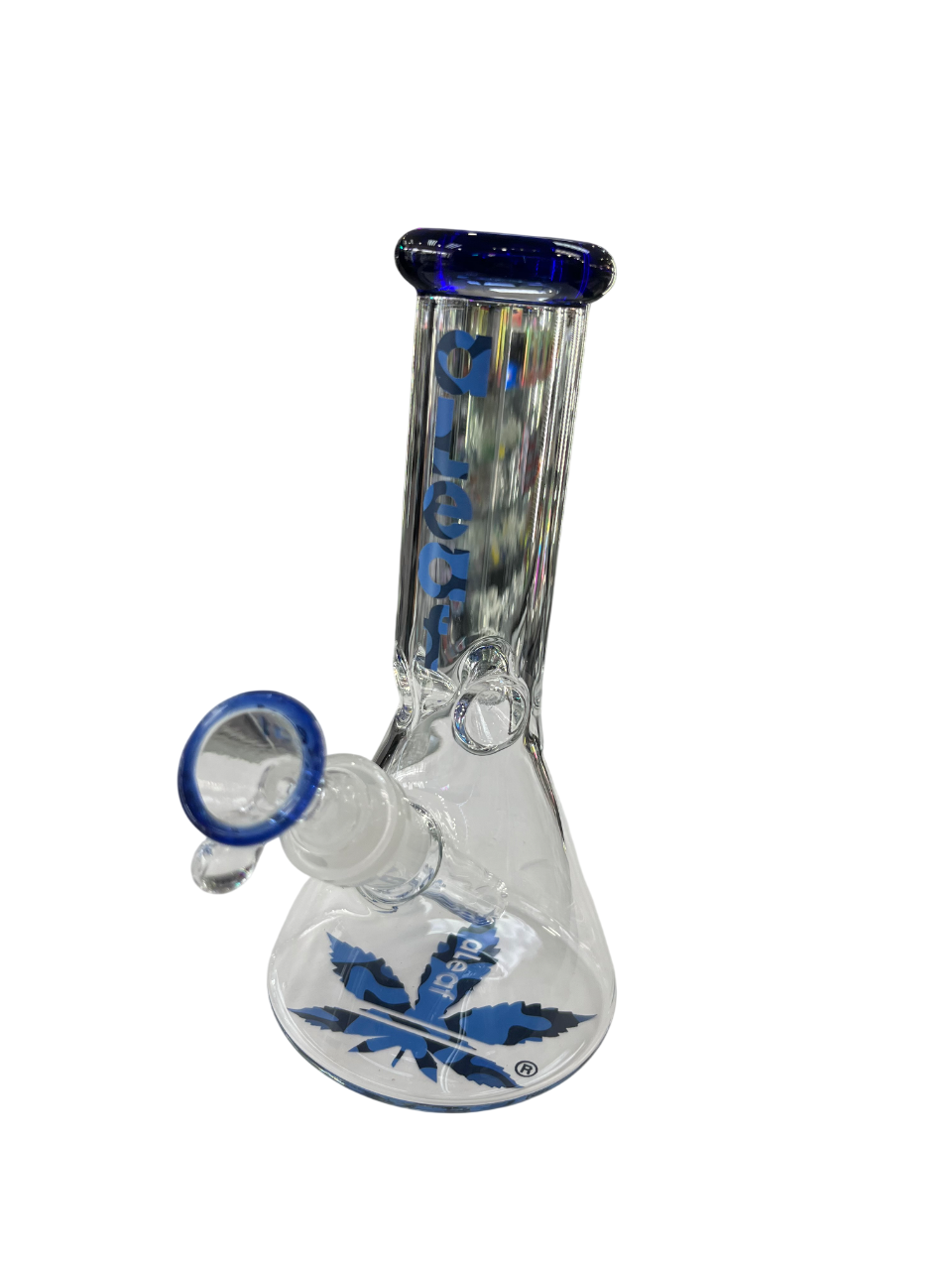 ALEAF THE ESSENTIAL WATERPIPE 8" BEAKER AL1033 BLUE