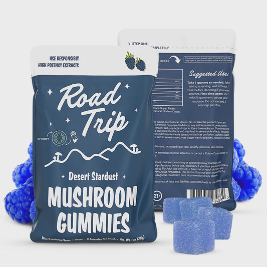 ROAD TRIP MASHROOM GUMMIES BLUERAZZA