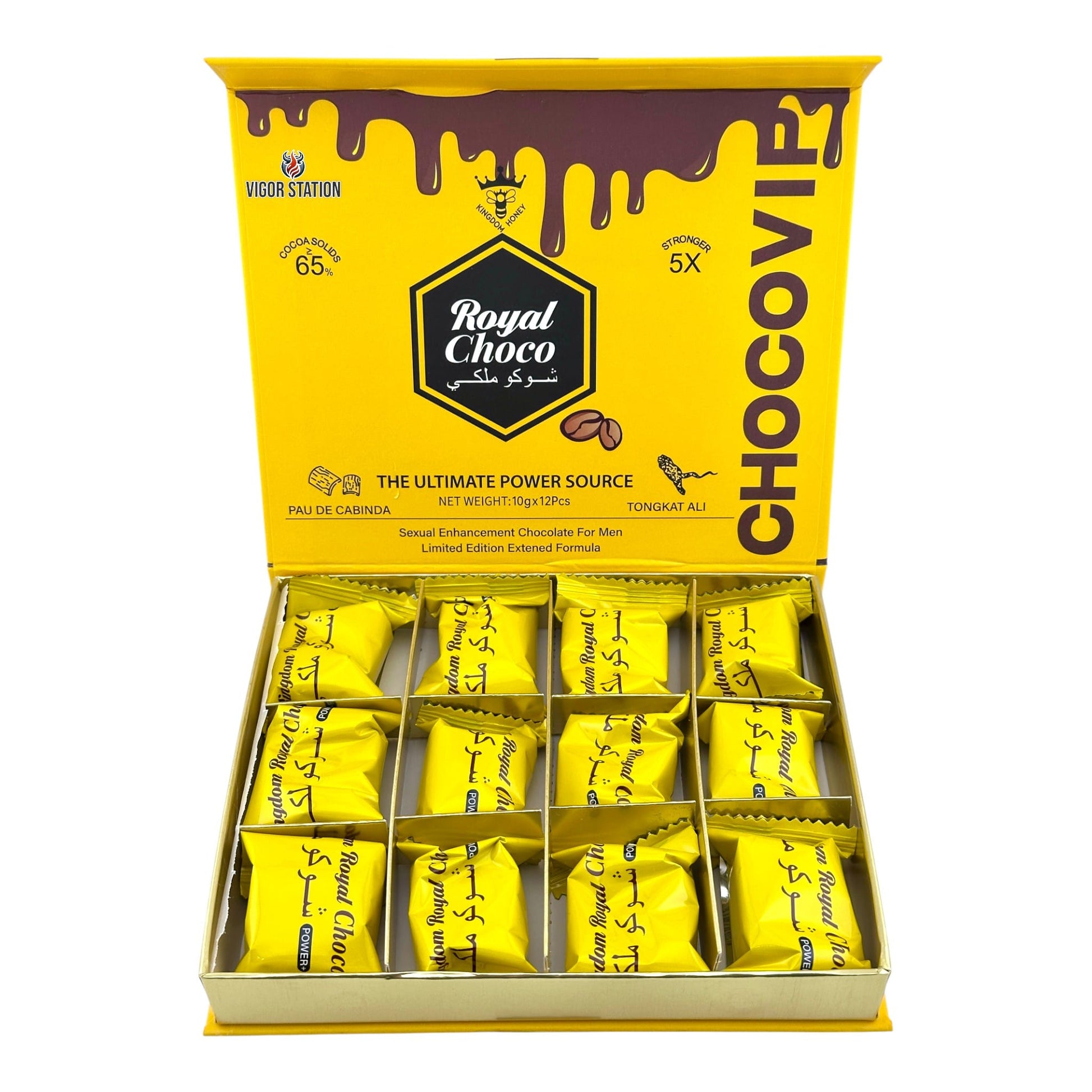 CHOCO VIP ROYAL CHOCO 10g x 48ct/DISPLAY
