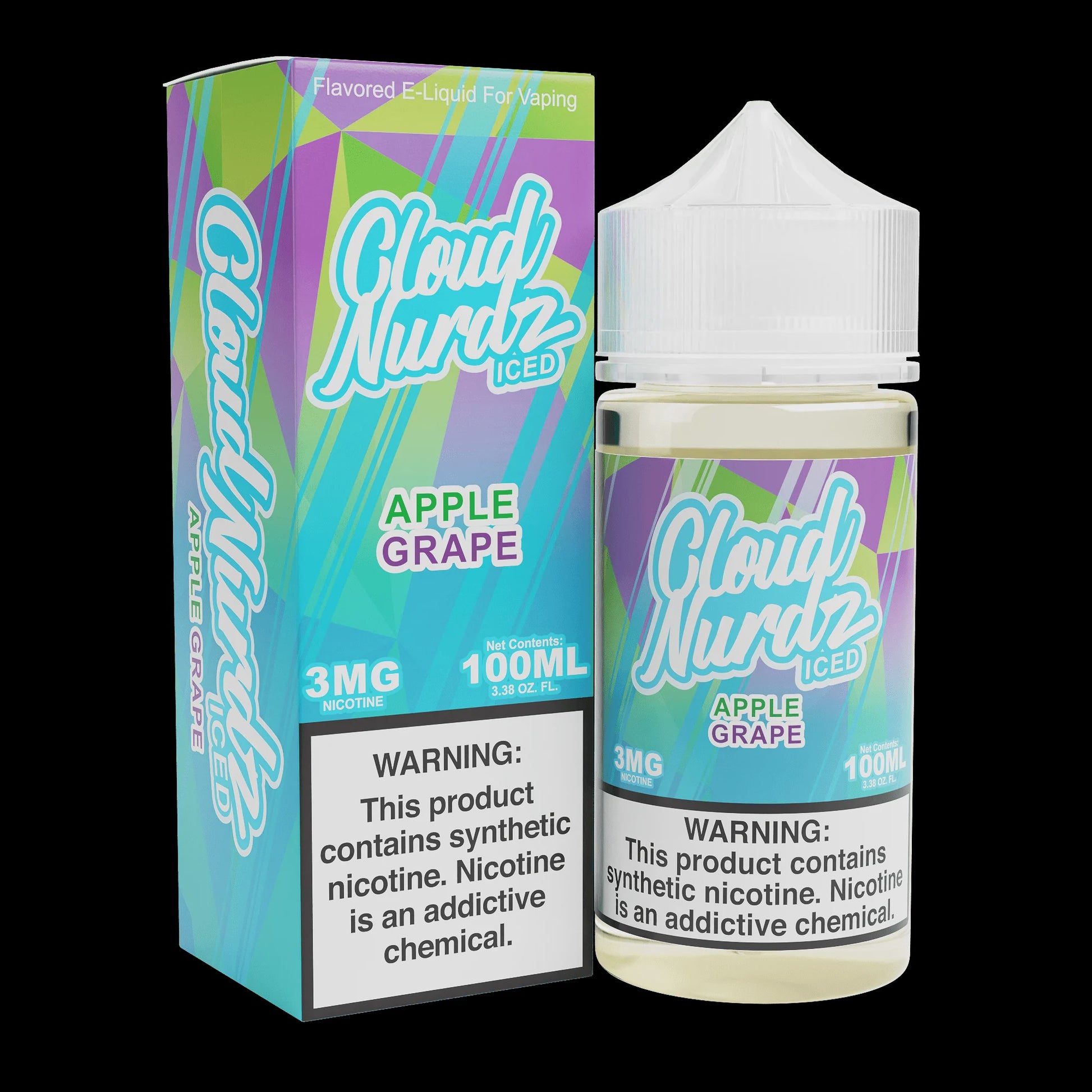CLOUD NURDZ ICED APPLE GRAPE 6MG/100ML