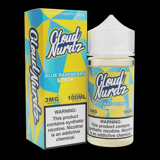 CLOUD NURDZ BLUE RASBERRY LEMON 3MG/100ML