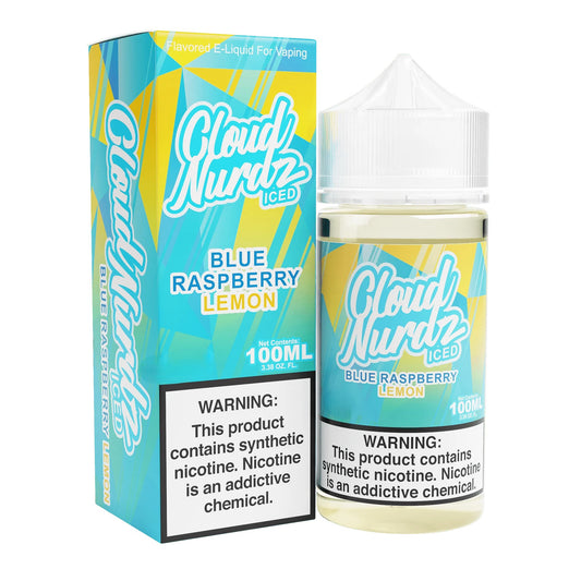 CLOUD NURDZ ICED BLUE RASPBERRY LEMON 6MG/100ML