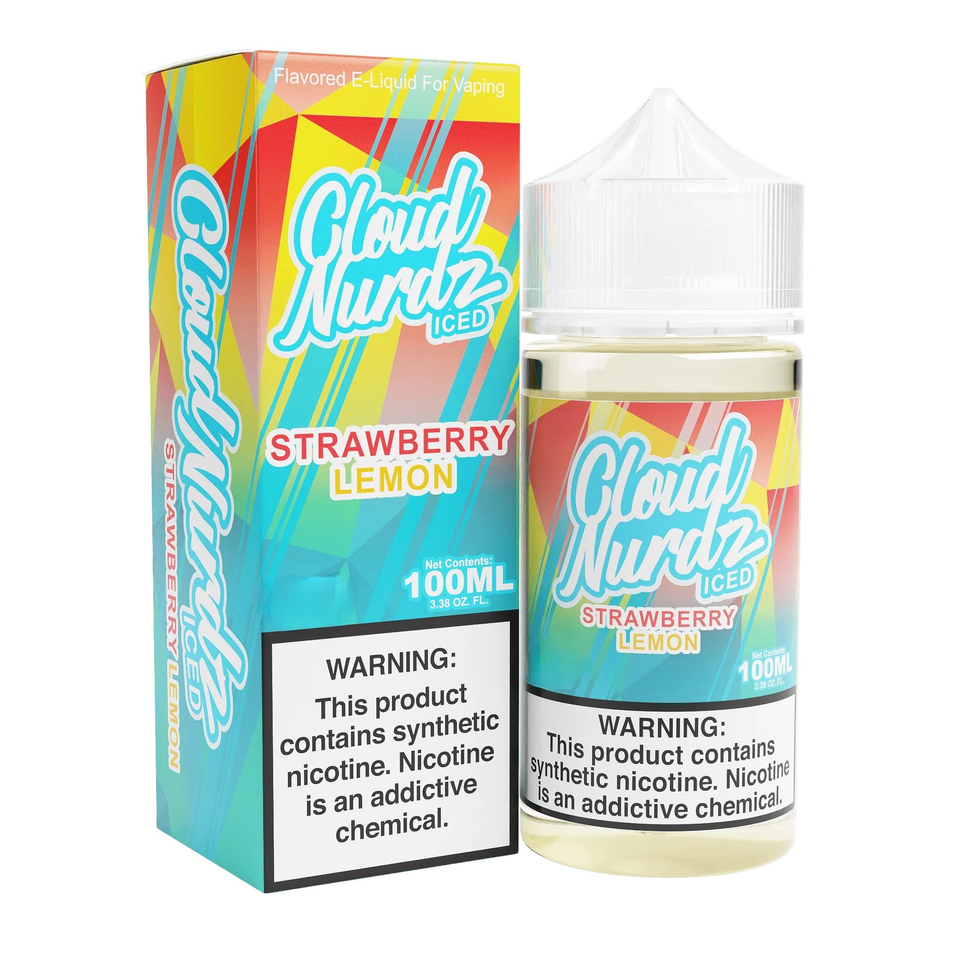 CLOUD NURDZ ICED STRAWBERRY LEMON 6MG/100ML
