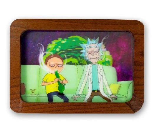 SYNDICATE WOOD ROLLING TRAY Rick and Morty