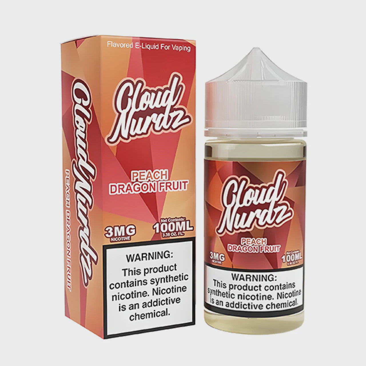 CLOUD NURDZ PEACH DRAGON FRUIT 3MG/100ML
