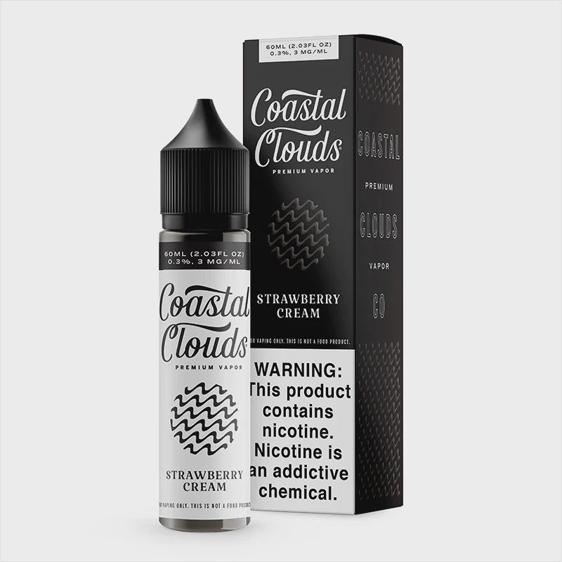 COASTAL CLOUDS STRAWBERRY CREAM 0MG/60ML