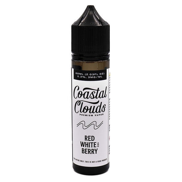 COASTAL CLOUDS RED & WHITE BERRY 0MG/60ML