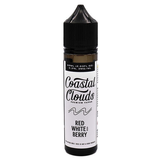 COASTAL CLOUDS RED & WHITE BERRY 0MG/60ML