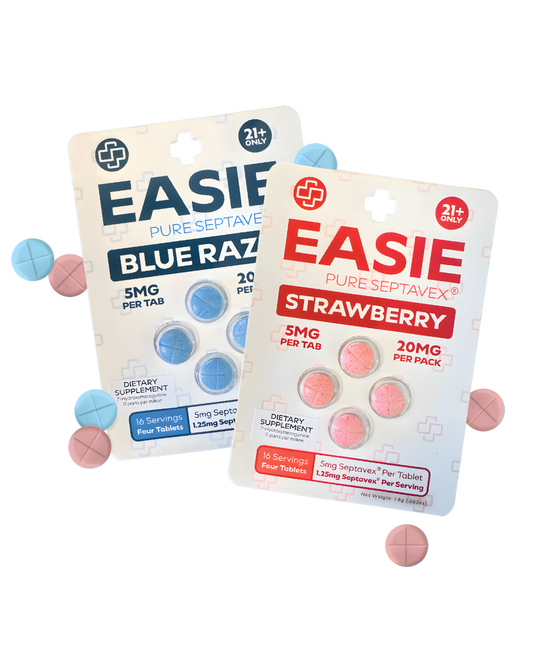 EASIE PURE SEPTAVEX 5MG/TAB 20MG/PACK 4TAB/ PK 10PK/BOX | STRAWBERRY