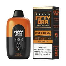 FIFTY BAR GOLD TOBACCO 20K PUFFS